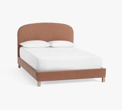Arlo Upholstered Crowned Bed