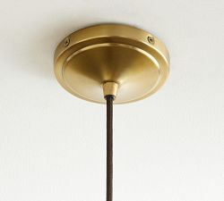 Farmhouse Metal Cord Pendant (18")