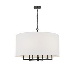 Heloise Metal Round Chandelier (25")