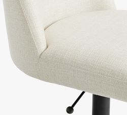 Layton Upholstered Swivel Drafting Chair