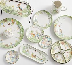 Peter Rabbit&#8482; Floral Stoneware Appetizer Plates - Set of 4