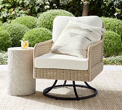 Tulum Wicker Swivel Outdoor Lounge Chair