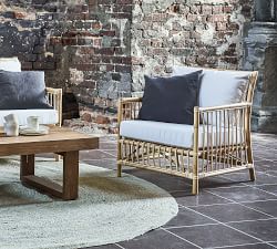 Caroline Rattan Outdoor Lounge Chair