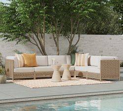 Doyle Concrete Round Outdoor Accent Table (15")