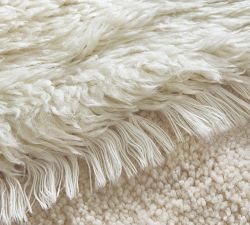 Quinlan Handwoven Shag Wool Rug