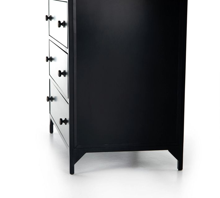 Harmon Metal 8-Drawer Tall Dresser (35.5") | Pottery Barn Harmon Metal 8-Drawer Tall Dresser (35.5") | Pottery Barn