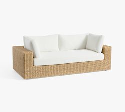 Kostas Wicker Outdoor Sofa (88")
