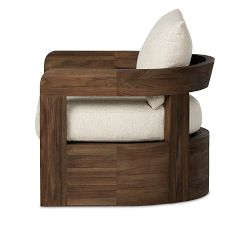 Matteo Teak Outdoor Swivel Armchair