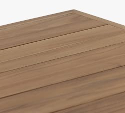 Dolores Teak Rectangular Outdoor Dining Table (91")