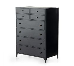 Harmon Metal 8-Drawer Tall Dresser (35.5")