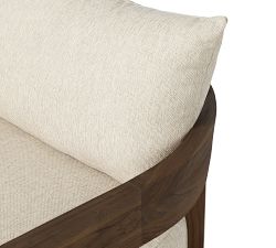 Matteo Teak Outdoor Swivel Armchair