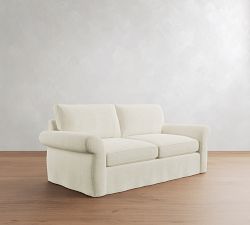 Pearce Roll Arm Deep Seat Slipcovered Sofa (72"&ndash;118")