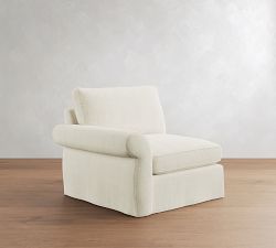 Build Your Own Pearce Roll Arm Deep Seat Slipcovered Sectional