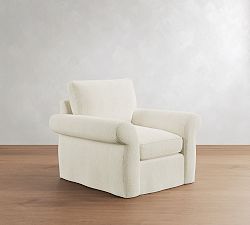 Pearce Roll Arm Deep Seat Slipcovered Chair