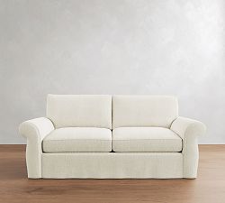 Pearce Roll Arm Deep Seat Slipcovered Sofa (72"&ndash;118")