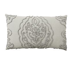 Open Box: Renee Sateen Comforter Shams, King, Set of 2 - Gray
