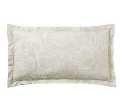 Open Box: Layla Palm Percale Sham, King, Set of 2 - Neutral