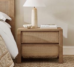 Marina Cane Nightstand (32")