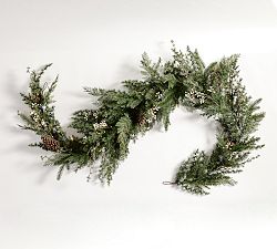 Open Box: Faux Lit Oversized Avant-Garde Garland, 10'