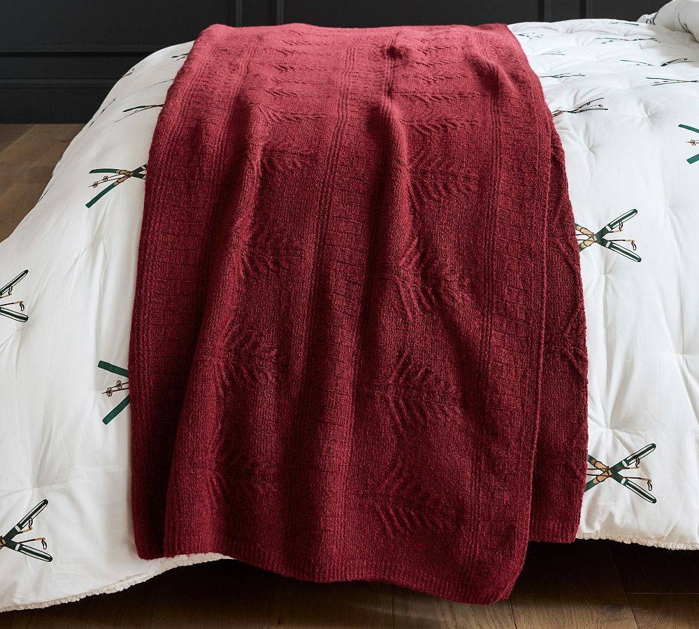 Arden Tree Blanket - Cardinal, One Size
