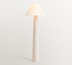 Harbor Rattan Floor Lamp (58")