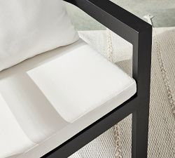 Malibu Metal Curved Outdoor Dining Armchair