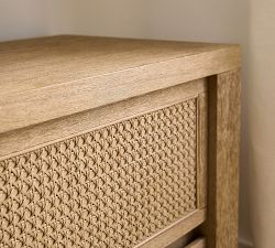 Marina Cane 3-Drawer Dresser (36")