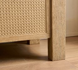 Marina Cane 9-Drawer Dresser (76")