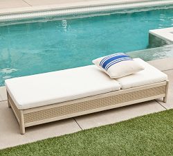 Marina Cane Outdoor Single Chaise