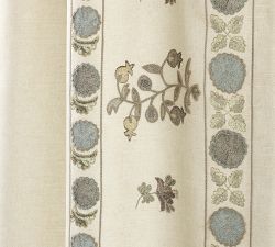 Lilah Suzani Embroidered Curtain