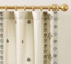 Lilah Suzani Embroidered Curtain