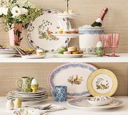 Botanical Stoneware Serving Platter