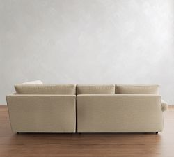 Pearce Roll Arm Deep Seat 3-Piece Bumper Sectional (127")