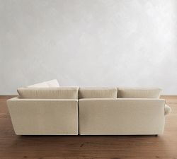 Pearce Roll Arm Deep Seat 3-Piece Wedge Sectional (127")