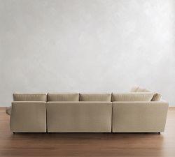 Pearce Roll Arm Deep Seat 4-Piece Wedge Sectional (152"&ndash;162")