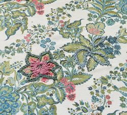 Saskia Embroidered Cotton Table Throw