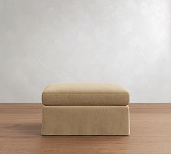 Sierra Slipcovered Ottoman