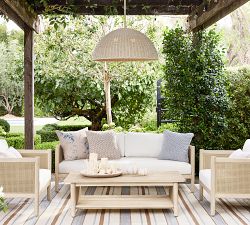 Marion Woven Dome Pendant (34")