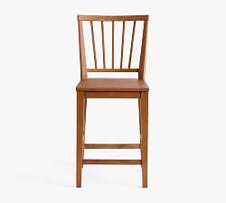 Open Box: Meraki Stool, Counter Height - Antique Umber