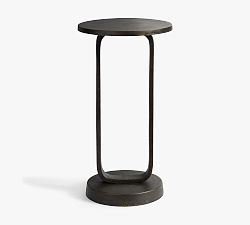 Open Box: Ace Round Metal Accent Table (12") - Bronze