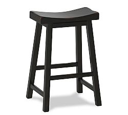 Open Box: Tibetan Counter Height Stool (27") - Black