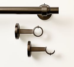 Open Box: Everson Curtain Rod, 166"-240", 1.25" Diam. - Bronze