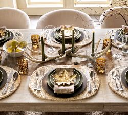 Bleecker Metal Charger Plate