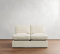PB Comfort Modern Roll Arm Sectional Component Replacement Slipcovers