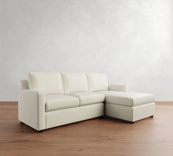Cameron Modern Square Arm Chaise Sectional (98")