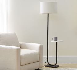 Delaney Marble Floor Lamp (65")