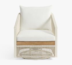 Pottery Barn Lakewood Swivel Lounge Chair - Thumbnail 5