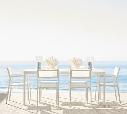 Fiji Metal &amp; Mesh Stackable Outdoor Dining &amp; Armchairs