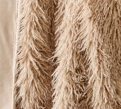 Mongolian Faux Fur Throw