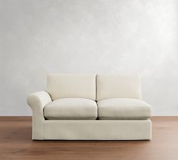 PB Comfort Modern Roll Arm Sectional Component Replacement Slipcovers